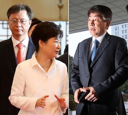 박근혜 대통령이 우병우 민정수석(왼쪽)의 사표를 수리하고 최재경 전 인천지검장(오른쪽)을 후임으로 임명했다. 사진=연합뉴스