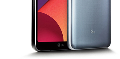 제품이 아닌 화면 모서리를 둥글게 처리한 것은 LG G6에서만 찾아볼 수 있는 독특한 디자인 요소다. 사진=LG전자