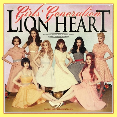 소녀시대의 최근 앨범 ‘Lion Heart’.