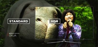 넷플릭스 영화 ‘옥자’는 돌비비전 방식의 HDR 규격으로 촬영돼 삼성 스마트TV 및 갤럭시S8​에서 HDR 화질로 감상할 수 없다. 사진=돌비 제공