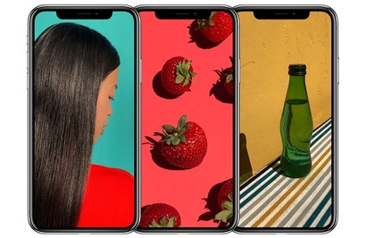 아이폰X는 슈퍼 레티나 디스플레이를 채택하면서 OLED 특유의 색감을 잘 표현할 수 있는 샘플 이미지를 사용했다. 사진=애플 홈페이지