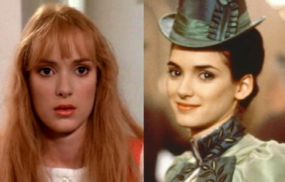 위노나 라이더의 리즈 시절. 영화 ‘가위손’ 스틸 컷(왼쪽)과 ‘드라큐라’ 스틸 컷.