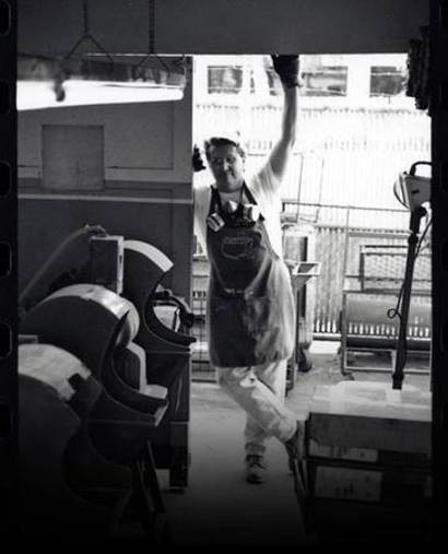 미국 대표 골프용품사인 레이 쿡을 그만둔 후 자신의 집 차고에서 퍼터를 제작한 스카티 카메론. 현재 그가 만든 스카티 카메론 퍼터는 ‘​세계 3대 수제퍼터’​로 통한다. 사진=스카티 카메론 홈페이지