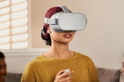 새로운 독립형 VR 기기 ‘오큘러스 고’​. 사진=오큘러스 홈페이지