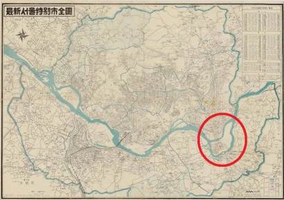 1960년의 서울 지도.  사진=신석우 제공