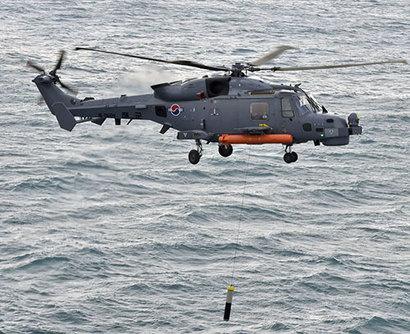 AW-159 와일드캣 헬기는 중간 체급의 헬기로 경쟁 기종들에 비해 작전능력이 현저히 떨어진다. 사진=해군