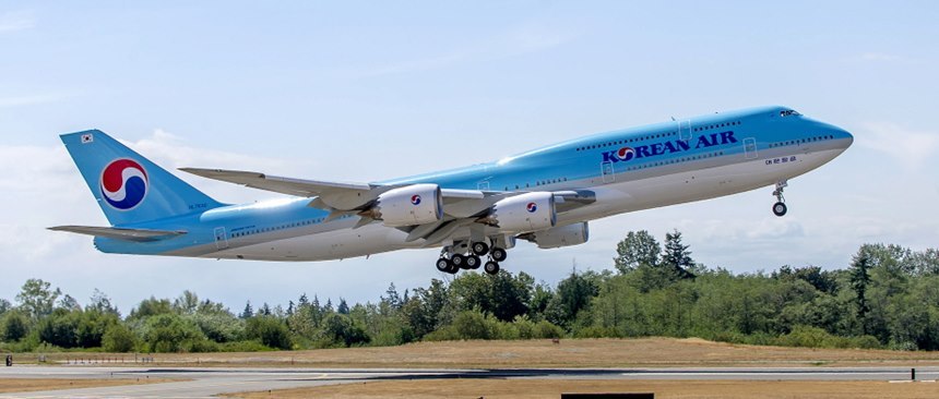 대한항공이 운용 중인 747-8i는 2015년부터 도입되었으며 여객기뿐만 아니라 화물기도 같이 10대가 도입되었다. 사진=대한항공