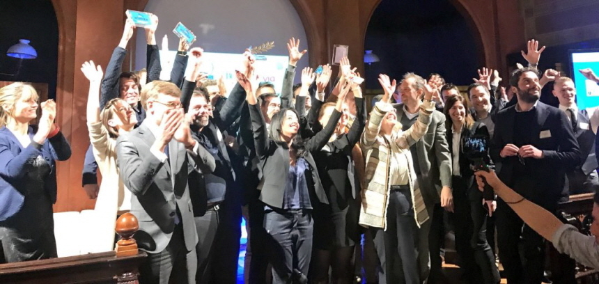 2018년 2월 발표된 EUSP의 제1회 모빌리티 어워드에서는 독일의 카고넥스(Cargonexx), 프랑스의 코콜리스(CoColis)와 클랙시트(Klaxit), 핀란드의 마스(MaaS) 글로벌, 4개사를 금상 수상자로 선정했다. 사진=European Startup Prize for Mobility