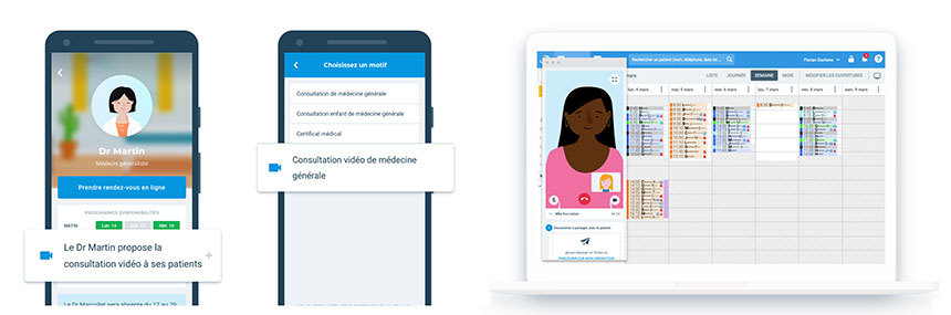 닥터립은 병원의 진료 예약을 온라인으로 해주는 앱이다. 프랑스와 독일에서 7만 5000명의 의료진이 가입했으며, 월 이용자(환자) 수는 3000만 명에 달한다. 사진=닥터립