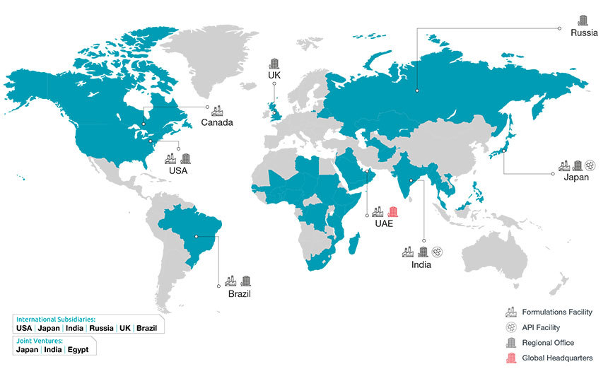 네오파마는 전 세계 9개국에 진출해 있다. 한국은 열 번째 국가가 된다. 사진=네오파마 홈페이지