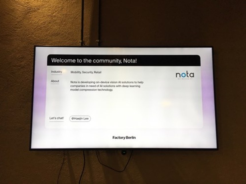 [유럽스타트업열전] 팩토리 베를린에서 만난 한국 AI 기업 '노타' - 뉴스 썸네일 이미지