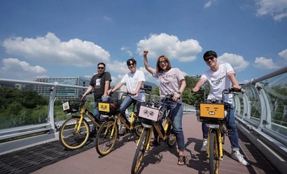 카카오T 바이크는 카카오T 앱을 이용해 탈 수 있는 전기자전거 공유 서비스로, 앱에서 자전거 위치를 확인할 수 있고 특정한 거점이 없어 목적지와 가까운 어디에나 반납할 수 있다. 사진=카카오모빌리티 리포트