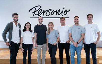 스타트업의 HR 프로세스를 돕는 페르조니오. 맨 왼쪽이 31세의 CEO 한노 레너. 사진=personio.de