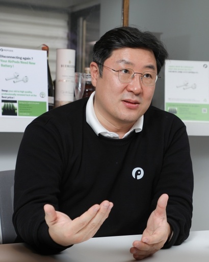 박정훈 리팟 대표는 향후 한국을 넘어 글로벌 시장에 에어팟 리사이클 사업을 전개해 나갈 계획이라고 포부를 밝혔다.사진=박정훈 기자