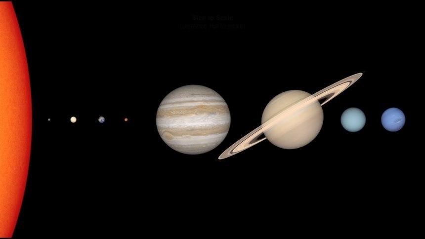 태양계 행성은 안쪽에 작은 암석형 행성, 바깥쪽에 큰 가스형 행성 순서로 배치되어 있다. 이러한 모습은 외계행성들에서는 찾기 어려운 아주 드문 경우로 보인다. 사진=NASA/JPL-Caltech