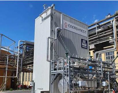 노르웨이 회사이자 세계 최대의 미네랄 비료 기업 야라(Yara)의 공장에 설치된 에너지 네스트의 에너지 재생 저장 시스템. 사진=energy-nest.com
