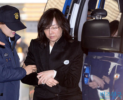 구속된 조윤선 전 문체부 장관.​ 사진=고성준 기자