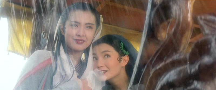 영화 ‘청사’에서 장만옥(오른쪽)과 함께 나온 왕조현.