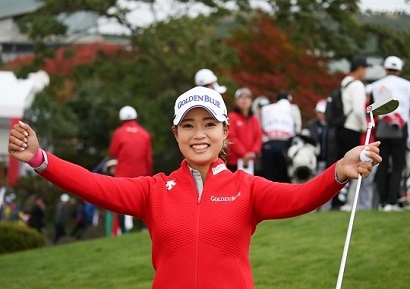 KLPGA 투어 SK 핀크스-서울경제 레이디스 클래식에서 우승한 김혜선. 사진=KLPGA 제공