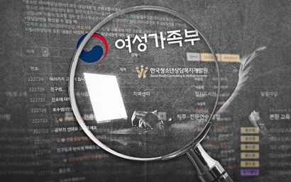 댓글 조작 의혹이 불거진 여성가족부는 장장 6개월간 비공개 자체감사를 진행해 사실상 무혐의 결론을 내렸다. 그래픽=이세윤 PD