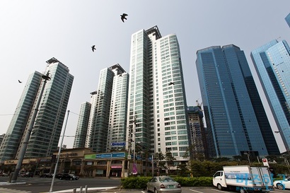 부산 해운대구 마린시티 주상복합아파트 단지 전경. 사진=최준필 기자