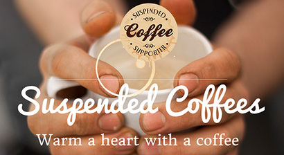 ‘​서스펜디드 커피(Suspended Coffee)’​ 운동은 100여 년 전 이탈리아 나폴리에서 시작됐다. 사진=suspendedcoffees
