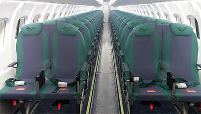 익스플리싯이 개발한 티타늄 재질의 항공기 좌석. 유럽항공안전기구와 미연방항공국 인증을 모두 통과했다. 사진=익스플리싯