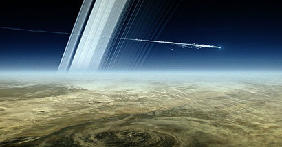 카시니는 토성의 구름 속으로 추락하며 자신이 탐사한 행성의 일부가 되었다. 사진=NASA/JPL-Caltech/Space Science Institute