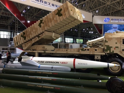 북한의 신형 미사일과 크기와 사거리가 매우 비슷한 중국의 ‘Fire Dragon 480’ 미사일. 사진=gbp.com