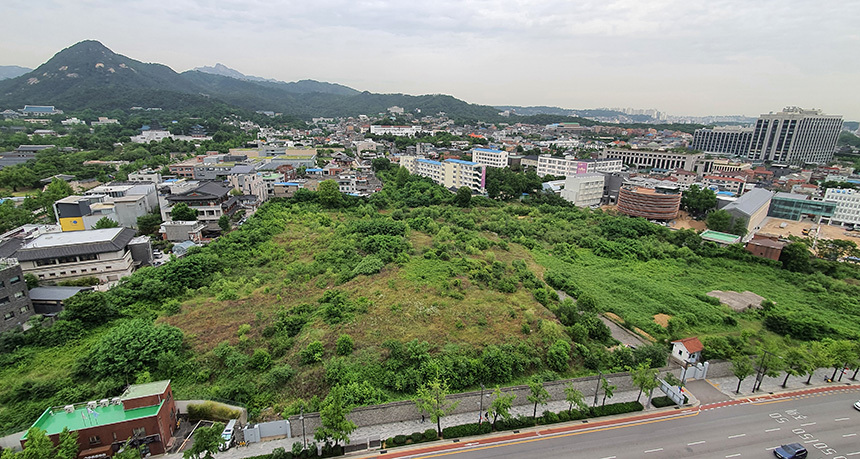 12일 대한항공 송현동 부지 모습. 사진=연합뉴스