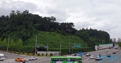 삼성생명공익재단이 새 치료시설을 지을 일원동 부지. 사진=유시혁 기자