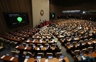 기업을 대상으로 한 법안 중에는 리쇼어링을 유도하기 위해 관련 기업들에 혜택을 주는 법안이 다수 발의됐다. 7월 30일 오후 열린 국회 본회의. 사진=박은숙 기자