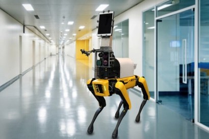 이번엔 로봇 의사로 변신하는 보스턴 다이내믹스의 험한 일 전문 로봇 개 ‘스팟’ 사진=MIT 제공