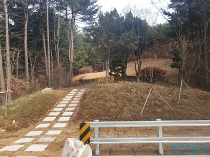 현대건설기계가 정상영 KCC 명예회장으로부터 매입한 이 임야의 가격은 당시 공시지가의 약 5.5배에 달한다. 이 임야는 2년 가까이 개발이 진행되지 않았다. 사진=정동민 기자