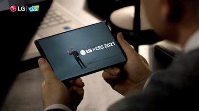 LG전자는 CES2021에서 야심작 롤러블폰을 공개하며 올해 출시할 계획이라고 밝혀 많은 주목을 받았다. 사진=LG전자 제공