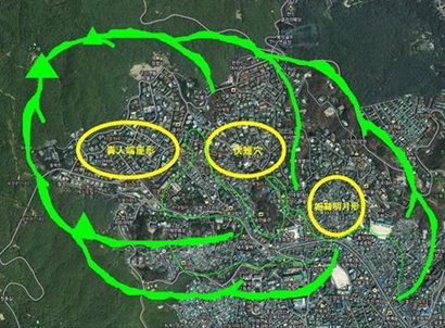 성북동의 명당은 크게 세 곳으로 구분된다.  사진=신석우 풍수지리학자 제공