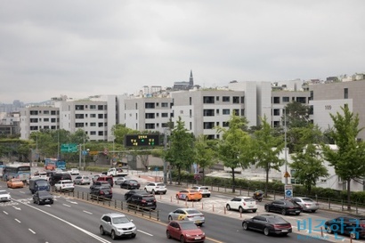 서울 용산구 한남동에 위치한 나인원한남 전경. 강북에서 가장 비싼 아파트로 꼽힌다. 사진=이종현 기자