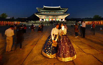 경복궁 야경. 사진=한국관광공사(IR스튜디오)
