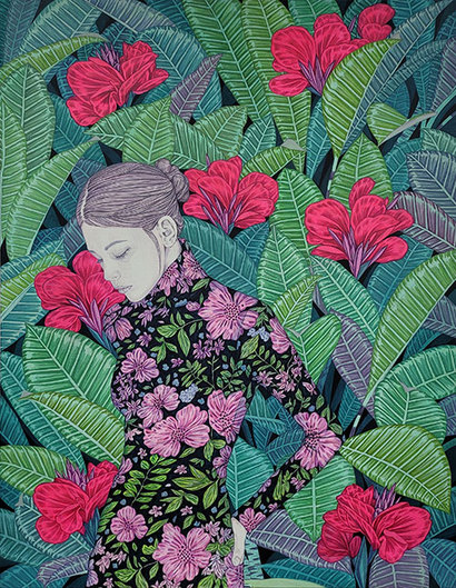 영혼의 집-피안의 세계: 91×116.8cm Acrylic on canvas 2021