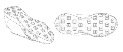 와플 솔을 구비한 운동화 코르테즈의 상표와 특허. 얼마 전 최초의 와플 솔이 적용된 나이키 초기의 신발이 5억 원에 팔려 화제가 되기도 했다. 사진=미국특허청(USPTO)