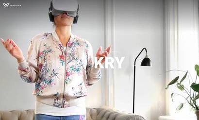 스웨덴의 VR/AR 스타트업 월핀은 디지털 헬스 케어 크라이와 협업해 무대 공포증을 가진 사람을 위한 심리 세라피를 VR 교육 비디오로 제작했다. 사진=warpinmedia.com