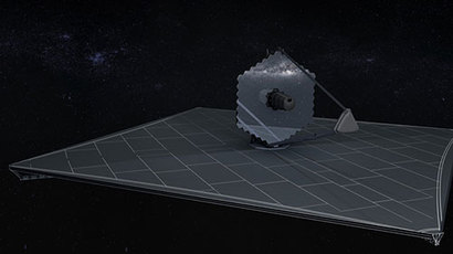 JWST의 뒤를 이을 차차세대 우주 망원경 LUVOIR의 콘셉트 디자인. 사진=NASA