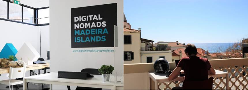 원격근무가 일반화됨에 따라서 디지털 노마드와 스타트업을 적극적으로 유치하고 있는 포르투갈 마데이라 섬. 사진=digitalnomads.startupmadeira.eu