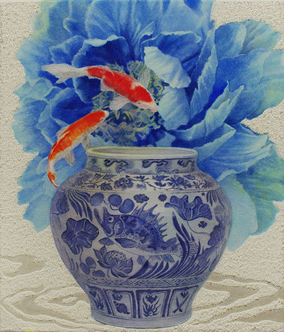 신의 축복: 45.5×53cm Acrylic 2022