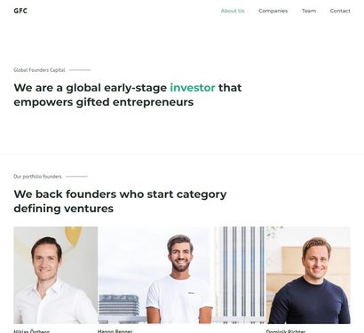 베를린을 기반으로 세계를 주름잡는 글로벌 파운더스 캐피털. 사진=globalfounderscapital.com