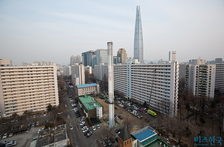 서울 송파구 잠실주공5단지 전경. 사진=비즈한국 DB