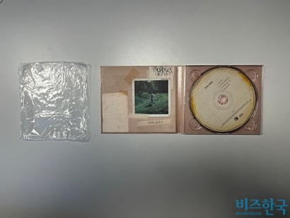 인디밴드 잔나비의 앨범. CD 한 장이 들어 있다. 사진=전다현 기자