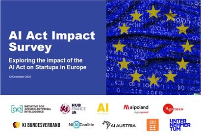 ‘어플라이드AI(Applied AI)’가 2022년 12월 EU AI법에 관해 설문조사한 결과를 담은 보고서. 사진=appliedai.de