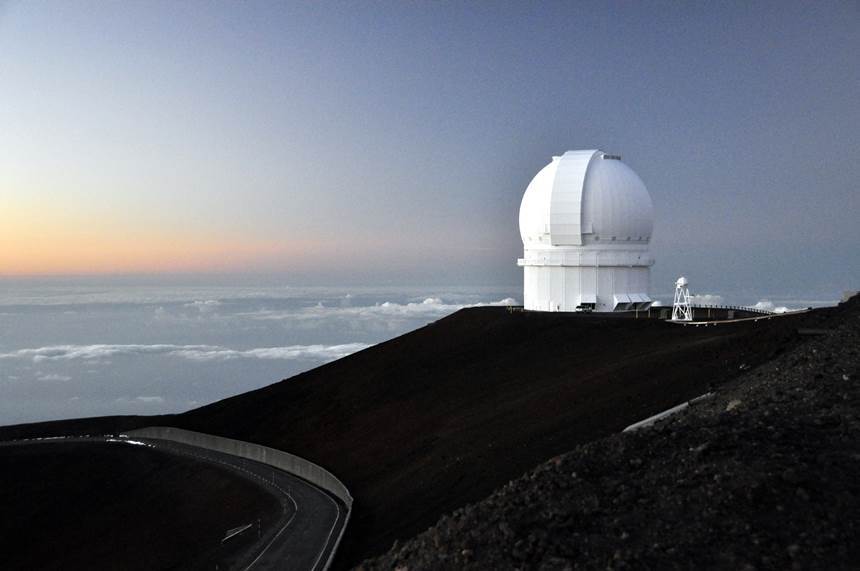 OSSOS 관측에 활용된 캐나다-프랑스-하와이 천문대. 사진=Wikimedia commons