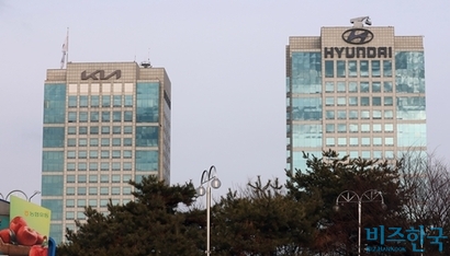 서울 서초구에 위치한 기아, 현대차 본사. 사진=임준선 기자